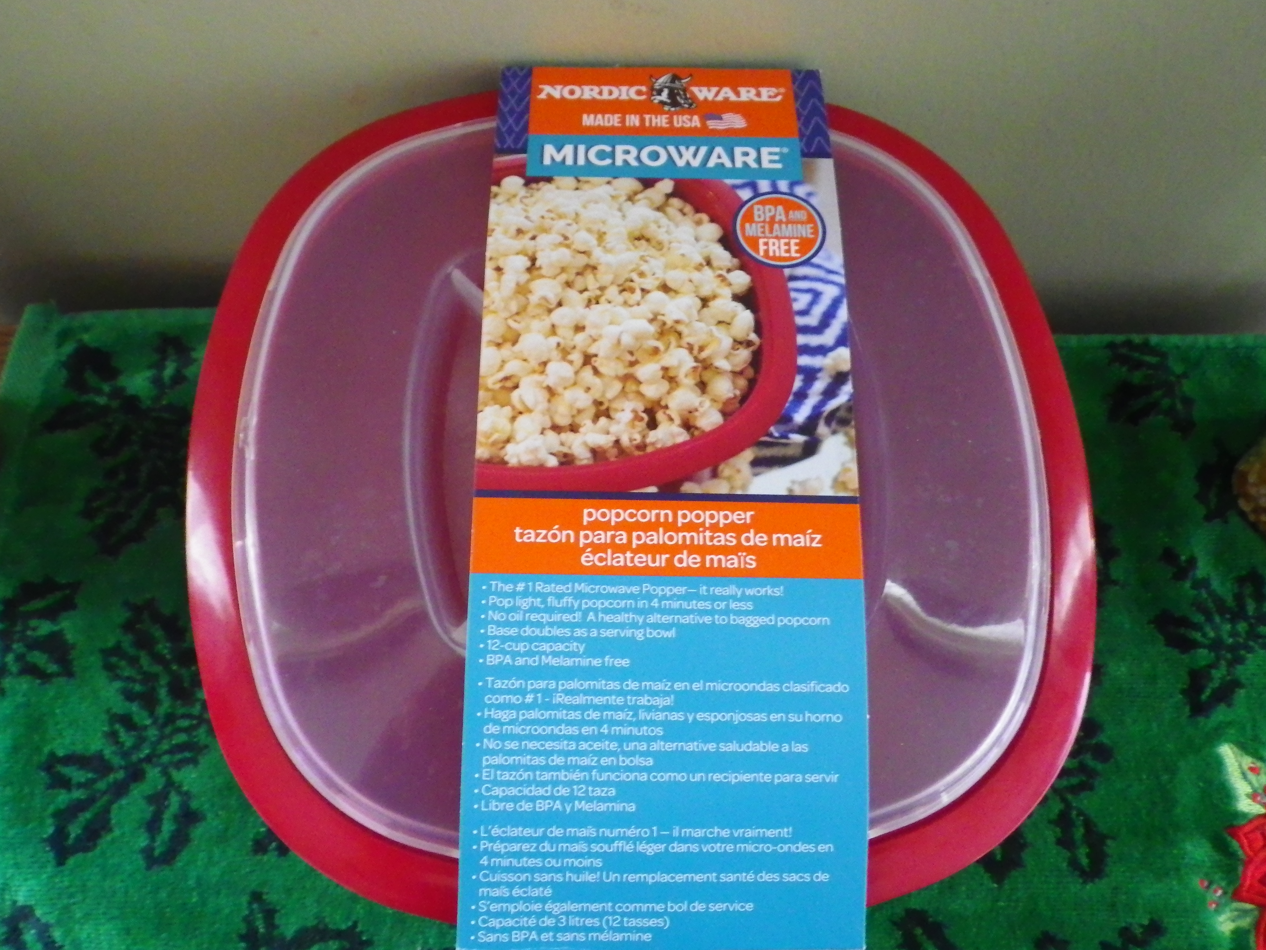 Mohnton Popcorn Growers Microwave Popper